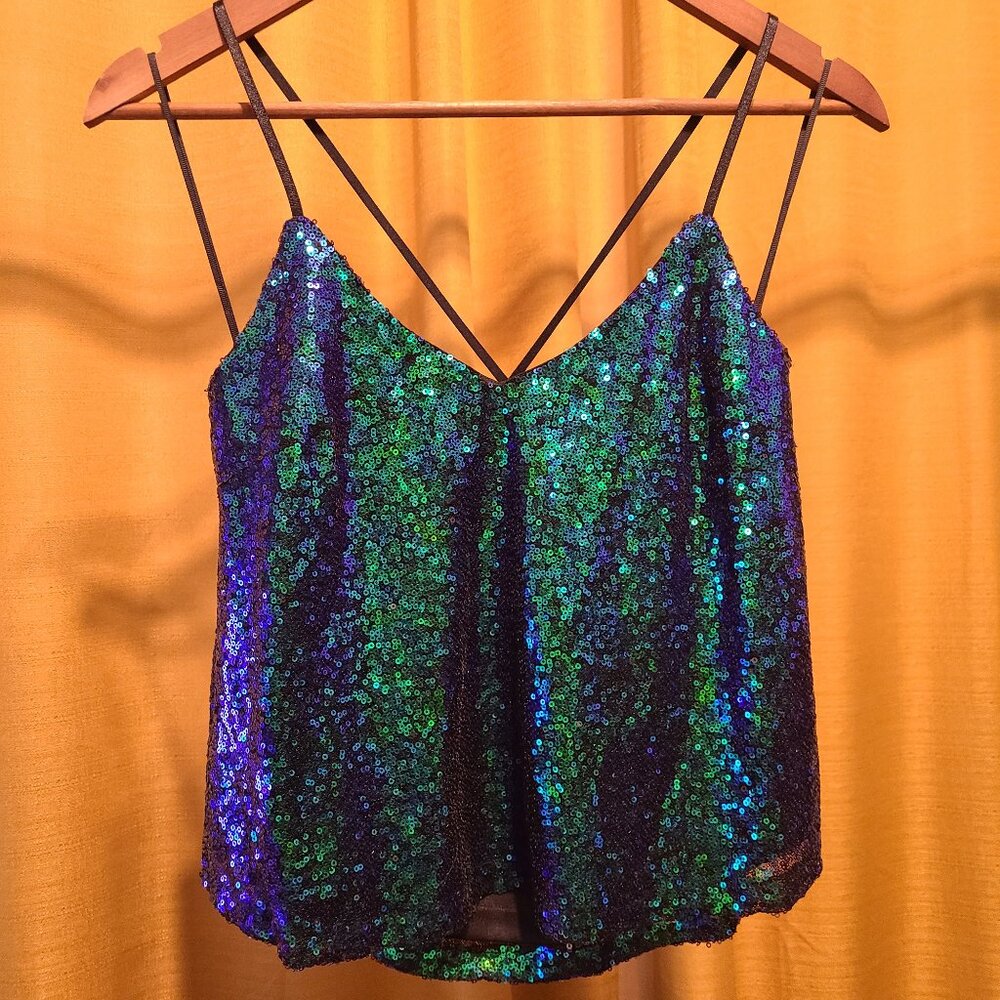 NWT Fanco sequin cami top - Size M